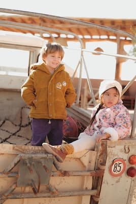 Izar corduroy puffer jacket | Louise Misha