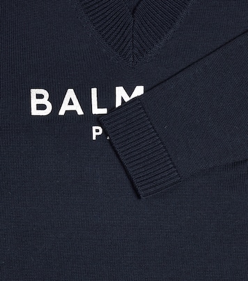 Pullover aus Baumwolle und Wolle | Balmain Kids