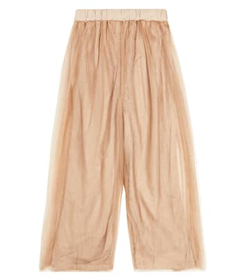 Pantaloni a gamba larga Findu in tulle | Donsje