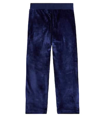 Pantaloni sportivi Barocco in velluto | Versace Kids