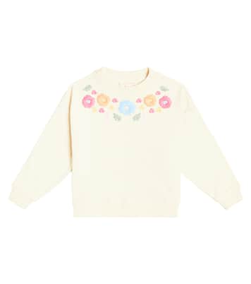 Felpa Rosalia in cotone con ricamo | Louise Misha