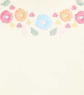 Felpa Rosalia in cotone con ricamo | Louise Misha
