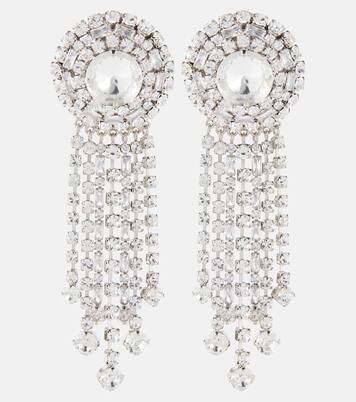 Orecchini clip-on con cristalli | Alessandra Rich