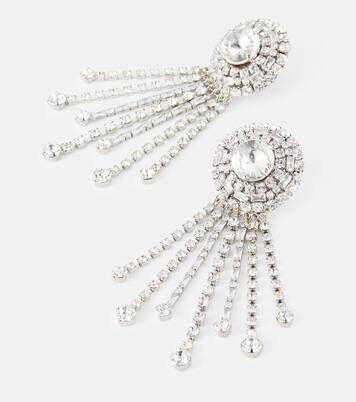 Orecchini clip-on con cristalli | Alessandra Rich