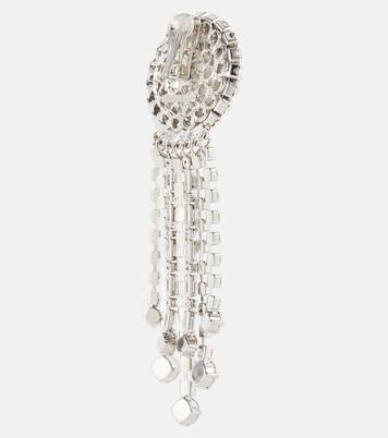 Orecchini clip-on con cristalli | Alessandra Rich