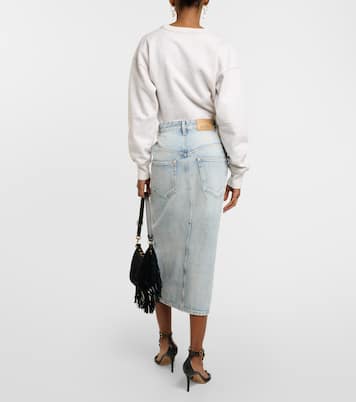 Falda midi Vandy de denim | Marant Etoile
