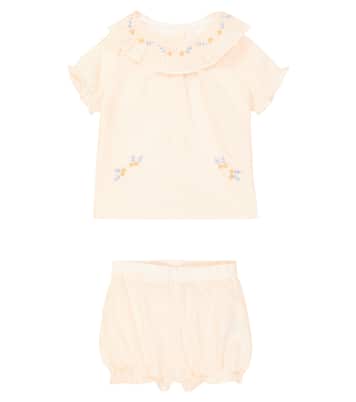 Bébé – Set top et short en coton | Tartine et Chocolat