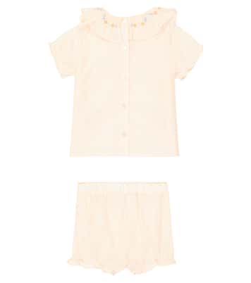 Bébé – Set top et short en coton | Tartine et Chocolat