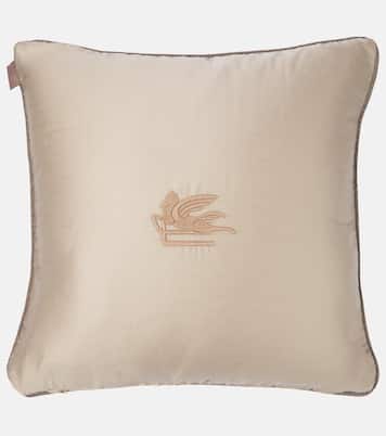 Coussin Maranta brodé en coton | Etro