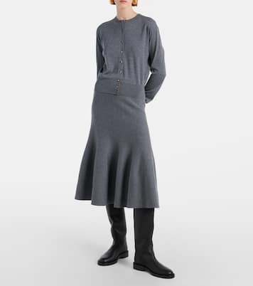 Botas altas Flint de piel | Khaite