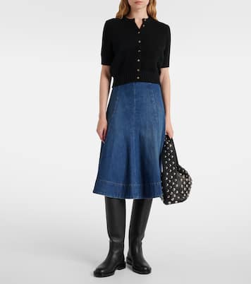 Botas altas Flint de piel | Khaite