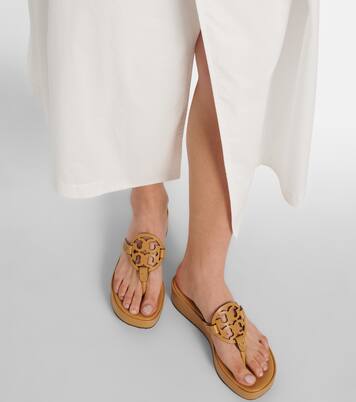 Miller leather thong sandals | Tory Burch