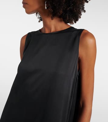 Midikleid Rhea aus Seiden-Charmeuse | Asceno