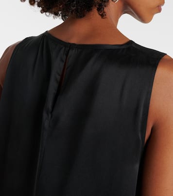 Midikleid Rhea aus Seiden-Charmeuse | Asceno