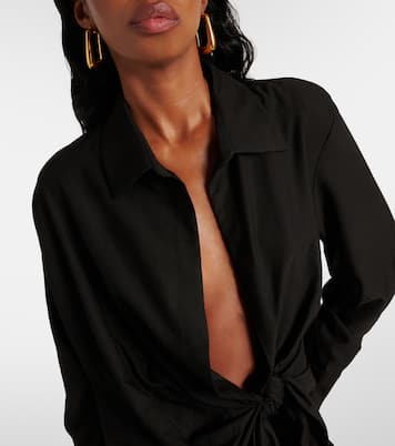 La Chemise Bahia tie-detail top | Jacquemus