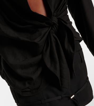 La Chemise Bahia tie-detail top | Jacquemus
