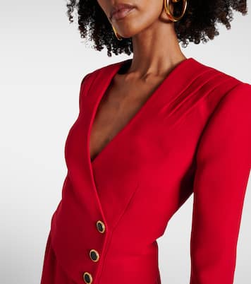 Pleated wool blazer | Alessandra Rich
