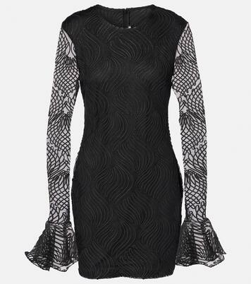 Mesh-trimmed minidress | Rotate