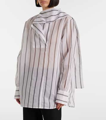 Camicia in organza di cotone e seta | Toteme