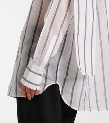 Camicia in organza di cotone e seta | Toteme
