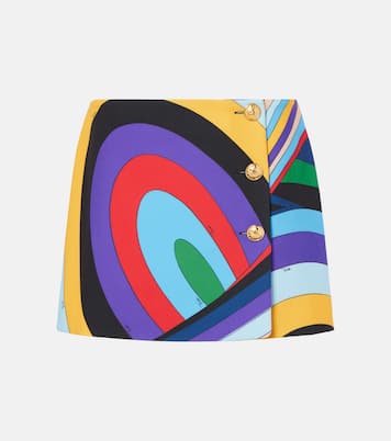 Jupe portefeuille Iride imprimée | Pucci