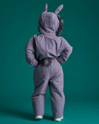 Hop The Bunny faux fur-trimmed skisuit | Roarsome