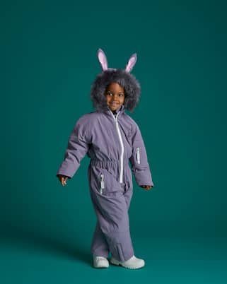 Hop The Bunny faux fur-trimmed skisuit | Roarsome