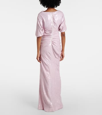Abito lungo con paillettes | Dries Van Noten