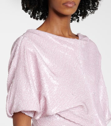 Abito lungo con paillettes | Dries Van Noten