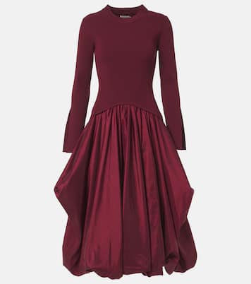 Abito midi Kenlie in raso e jersey | Simkhai