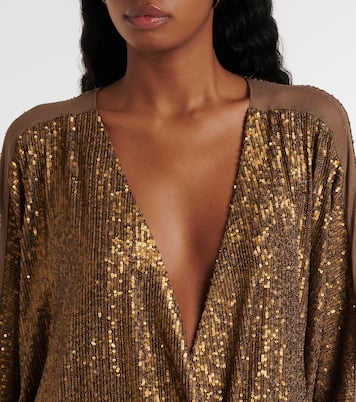 Dolman sequined minidress | Norma Kamali