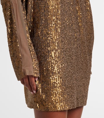 Dolman sequined minidress | Norma Kamali
