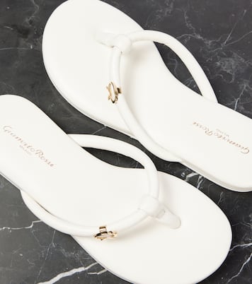 Tongs Juno en cuir | Gianvito Rossi