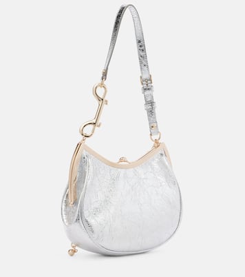 Schultertasche Charm Frame aus Metallic-Leder | Vivienne Westwood