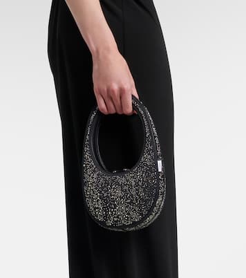 Swipe crystal-embellished tote bag | Coperni