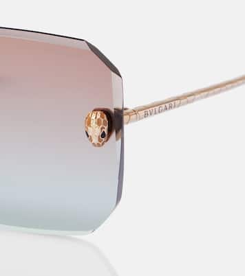 Occhiali da sole squadrati Serpenti | Bvlgari