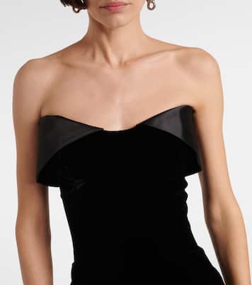 Abito corto in velluto | Mugler
