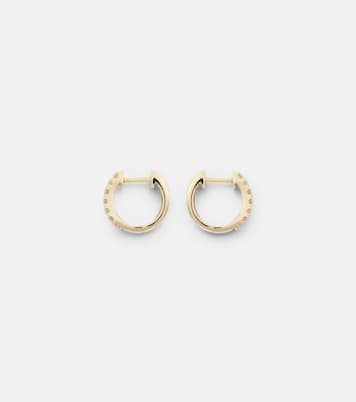 Boucles d'oreilles Twin en or 14 ct et diamants | Stone and Strand