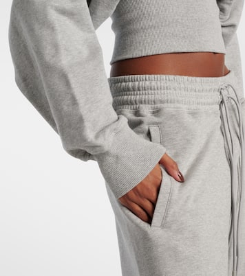 Sudadera con capucha de algodón cropped | Adidas by Stella McCartney