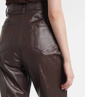 Beschichtete High-Rise-Hose aus Canvas | Rick Owens