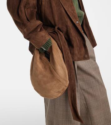 Ora Mini suede shoulder bag | Aesther Ekme
