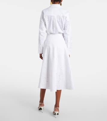 Falda midi Summer Blossom con bordado inglés | Dorothee Schumacher