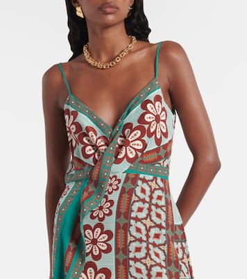 Robe longue Turn Around en crêpe de soie | La DoubleJ