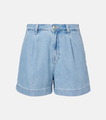 Hana pleated denim shorts | 7 For All Mankind