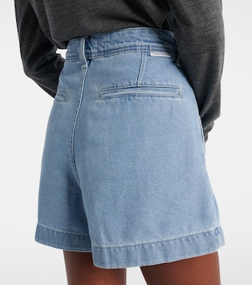 Hana pleated denim shorts | 7 For All Mankind