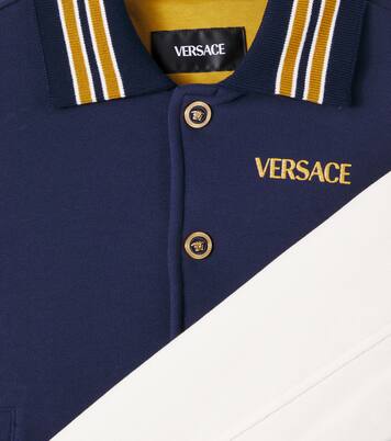 Collegejacke Safety Pin aus Baumwolle | Versace Kids