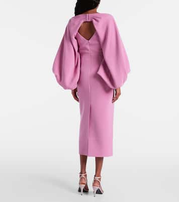 Robe midi Garance en crêpe | Roksanda