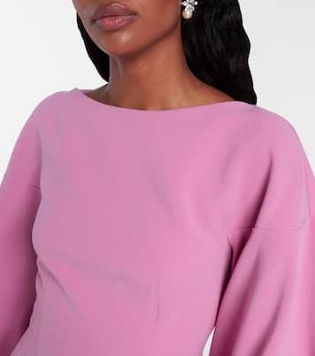 Robe midi Garance en crêpe | Roksanda