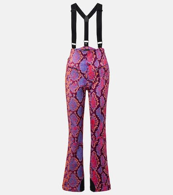 Elena snake-effect ski salopettes | Goldbergh