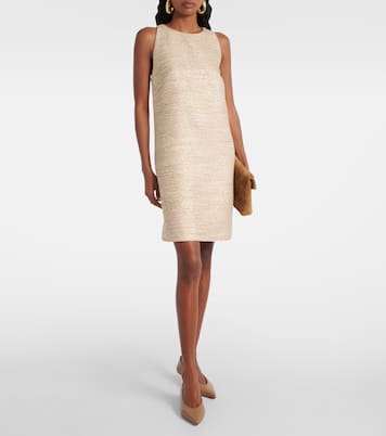 Shiny Coolness lamé tweed shift dress | Dorothee Schumacher